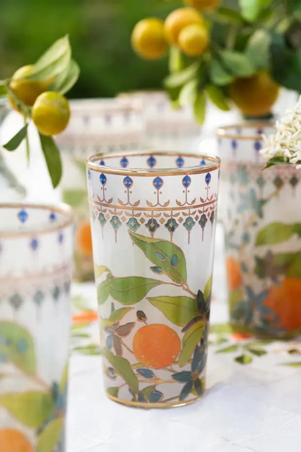 Jaipur Rose Gold-Plated Ceramic Candle
